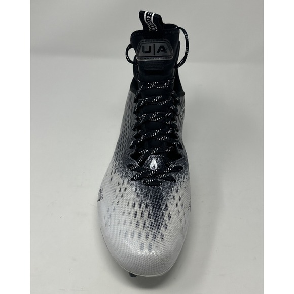 Under Armour Football Cleats Mens Size 13 Spotlight Lux 2.0 Black White - Picture 9 of 16